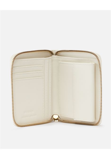 Portafoglio quadrato zip-around in pelle PINKO | 100249 A0F1Z14Q
